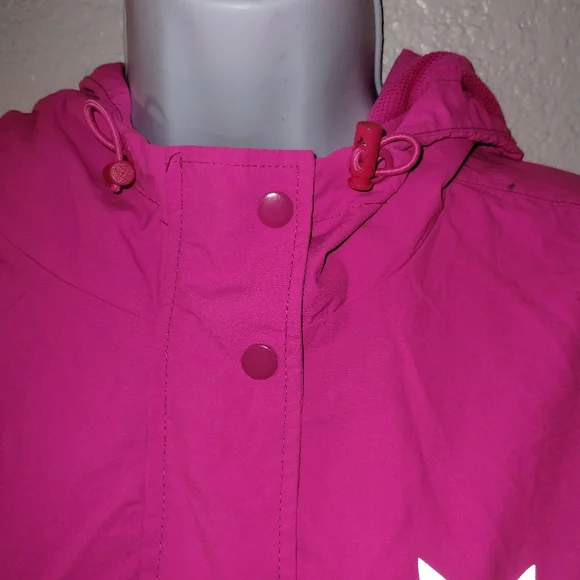 PLAYBOY by PACSUN Hot Pink Hoodie Nylon Poly size Small Reflective Logo - Picture 9 of 17